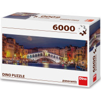 DINO Panoramatické puzzle Most Rialto 6000 dílků