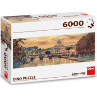 DINO Panoramatické puzzle Řím 6000 dílků
