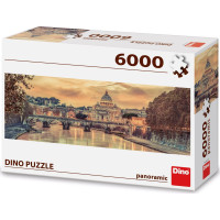 DINO Panoramatické puzzle Řím 6000 dílků