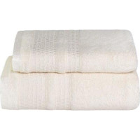 Bavlněný ručník TIARA - 100x150 cm - 500g/m2 - krémově bílý