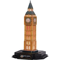 CUBICFUN Svítící 3D puzzle Noční edice: Big Ben 32 dílků