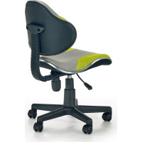 Dětská otočná židle KAMILA - šedá/zelená