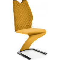 Designová židle NOLA - hořčicová