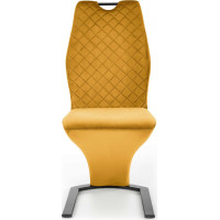 Designová židle NOLA - hořčicová