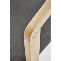 Jídelní křesílko AZU 2 - přírodní dub/šedé