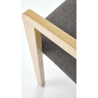 Jídelní křesílko AZU 2 - přírodní dub/šedé