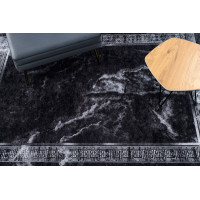 Kusový koberec Miro 51278.810 Marble black / white