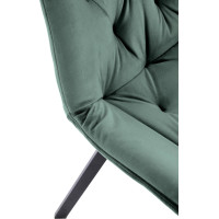 Jídelní otočná židle SOFIE - tmavě zelená