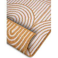 Kusový koberec Pangli 105849 Ochre – na ven i na doma