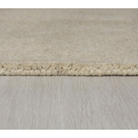 Kusový ručně tkaný koberec Tuscany Textured Wool Border Natural