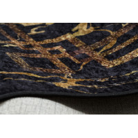 Kusový koberec Miro 51333.801 Marble black / gold