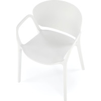 Zahradní plastová židle SENTA - bílá