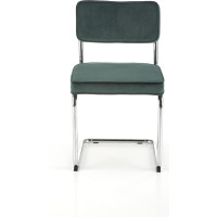 Jídelní židle LEONA - tmavě zelená