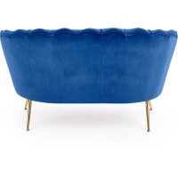 Dvoumístná pohovka AMORTO XL - tmavě modrá