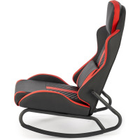 Houpací herní židle GAMER - černá/červená