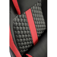Houpací herní židle GAMER - černá/červená