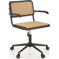 Kancelářská židle INCAS - hnědá/černá