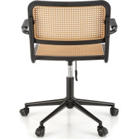Kancelářská židle INCAS - hnědá/černá