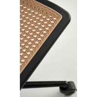 Kancelářská židle INCAS - hnědá/černá