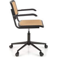 Kancelářská židle INCAS - hnědá/černá