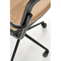 Kancelářská židle INCAS - hnědá/černá