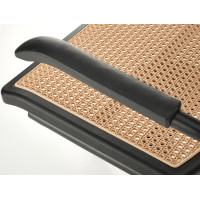 Kancelářská židle INCAS - hnědá/černá