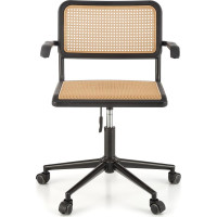 Kancelářská židle INCAS - hnědá/černá