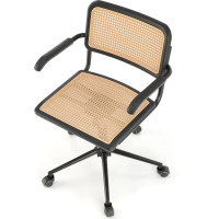 Kancelářská židle INCAS - hnědá/černá