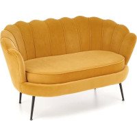 Dvoumístná pohovka AMORTO XL - hořčicová