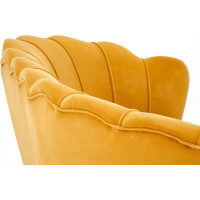 Dvoumístná pohovka AMORTO XL - hořčicová