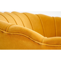 Dvoumístná pohovka AMORTO XL - hořčicová