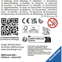 RAVENSBURGER 3D Puzzleball Pokémon: Quick Ball 54 dílků
