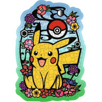 RAVENSBURGER Dřevěné obrysové puzzle Pikachu 300 dílků