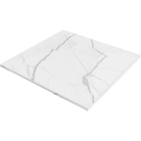 Sprchová SMC vanička MEXEN HUGO 80x80 cm - bílý kámen, 42158080