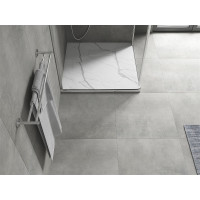 Sprchová SMC vanička MEXEN HUGO 80x80 cm - bílý kámen, 42158080
