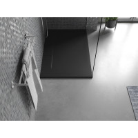 Sprchová SMC vanička MEXEN EGON 80x150 cm - černá, 4R708015