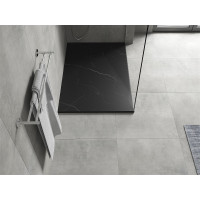 Sprchová SMC vanička MEXEN HUGO 80x120 cm - černý kámen, 42758012