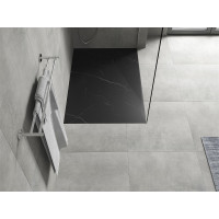 Sprchová SMC vanička MEXEN HUGO 80x120 cm - černý kámen, 42758012
