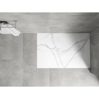 Sprchová SMC vanička MEXEN HUGO 90x120 cm - bílý kámen, 42159012