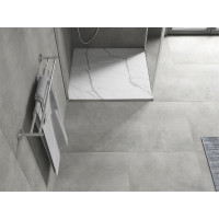 Sprchová SMC vanička MEXEN HUGO 80x80 cm - bílý kámen, 42158080