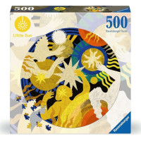 RAVENSBURGER Kulaté puzzle Little Sun: Zapojení se 500 dílků