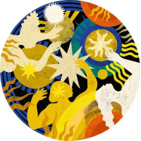 RAVENSBURGER Kulaté puzzle Little Sun: Zapojení se 500 dílků