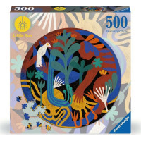RAVENSBURGER Kulaté puzzle Little Sun: Změna k lepšímu 500 dílků