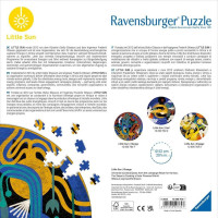 RAVENSBURGER Kulaté puzzle Little Sun: Změna k lepšímu 500 dílků