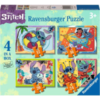 RAVENSBURGER Puzzle Lilo a Stitch 4v1 (12, 16, 20, 24 dílků)