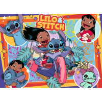 RAVENSBURGER Puzzle Lilo a Stitch 4x100 dílků