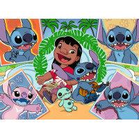 RAVENSBURGER Puzzle Lilo a Stitch 4x100 dílků