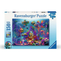RAVENSBURGER Puzzle Mimozemšťani v oceánu XXL 150 dílků