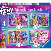 RAVENSBURGER Puzzle My Little Pony 4v1 (12, 16, 20, 24 dílků)