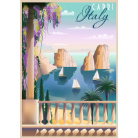 RAVENSBURGER Puzzle Pohlednice z Capri 1000 dílků